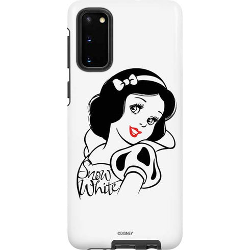 Disney Snow White Black and White Art Galaxy S20 Pro Case