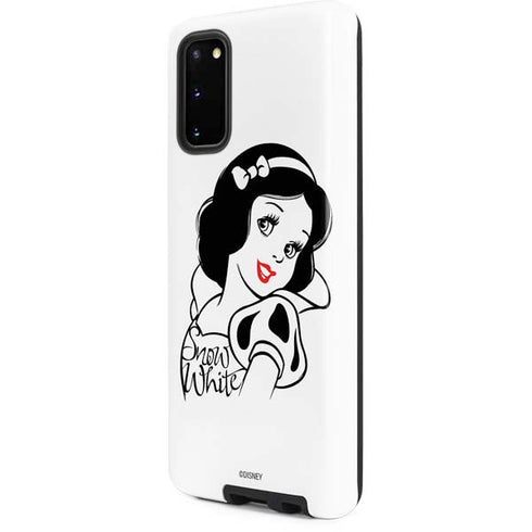 Disney Snow White Black and White Art Galaxy S20 Pro Case