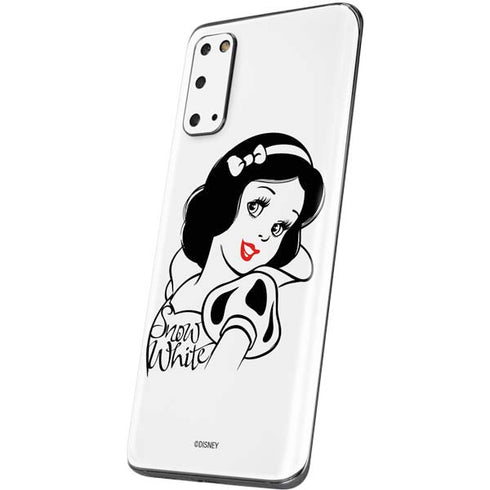 Disney Snow White Black and White Art Galaxy S20 Skin