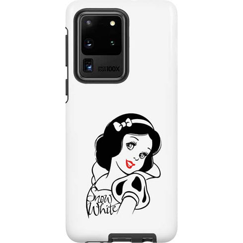 Disney Snow White Black and White Art Galaxy S20 Ultra 5G Pro Case