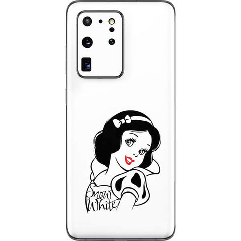 Disney Snow White Black and White Art Galaxy S20 Ultra 5G Skin