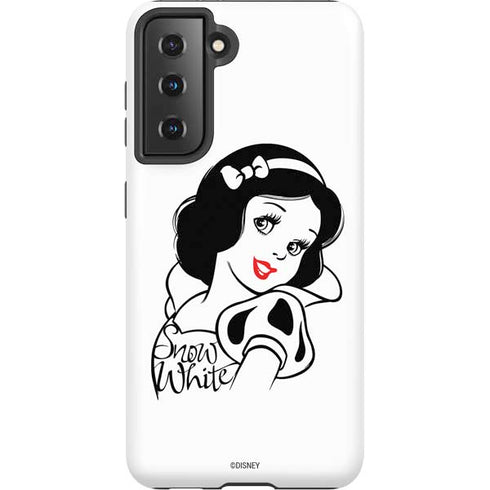 Disney Snow White Black and White Art Galaxy S21 5G Pro Case