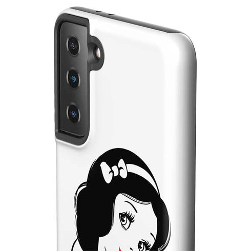 Disney Snow White Black and White Art Galaxy S21 FE Pro Case