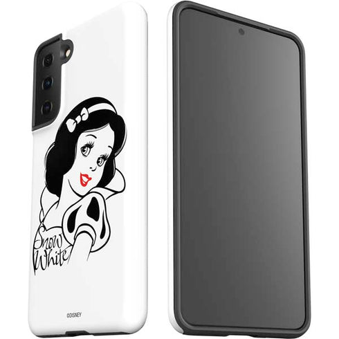 Disney Snow White Black and White Art Galaxy S21 FE Pro Case