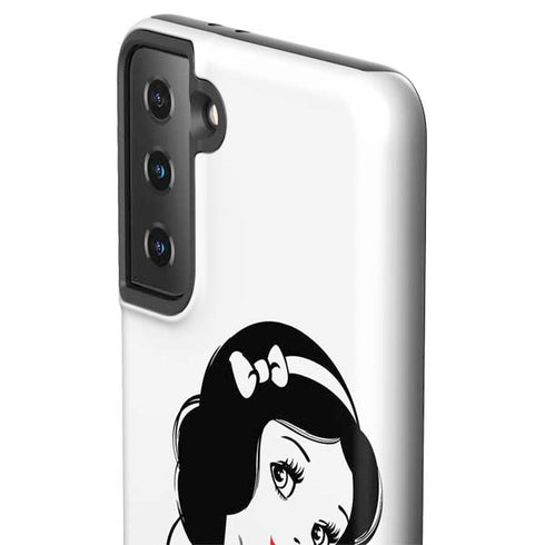 Disney Snow White Black and White Art Galaxy S21 Plus 5G Pro Case