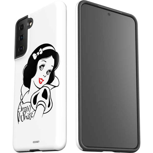 Disney Snow White Black and White Art Galaxy S21 Plus 5G Pro Case
