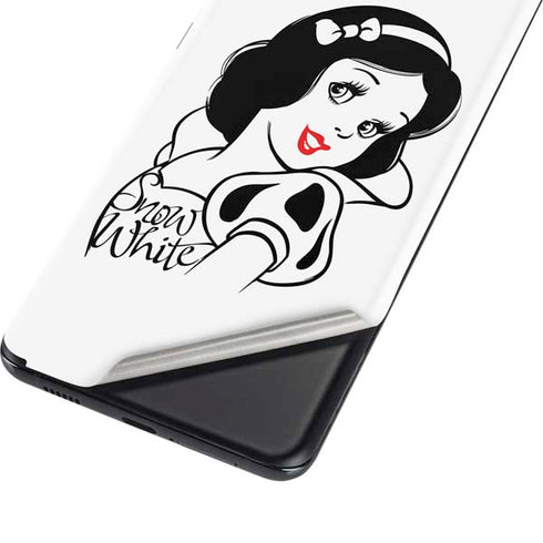 Disney Snow White Black and White Art Galaxy S21 Plus 5G Skin