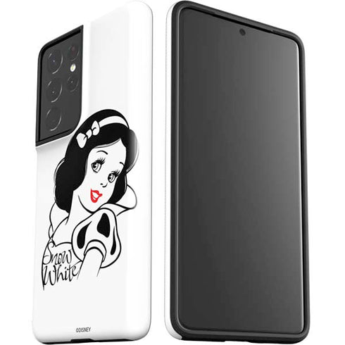 Disney Snow White Black and White Art Galaxy S21 Ultra 5G Pro Case