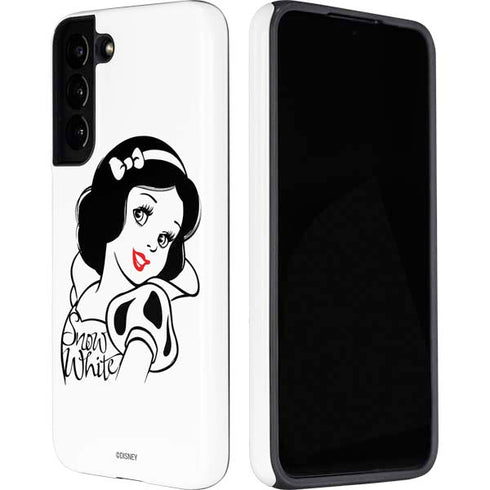 Disney Snow White Black and White Art Galaxy S22 Plus Pro Case