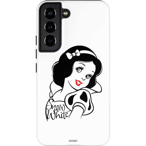Disney Snow White Black and White Art Galaxy S22 Pro Case