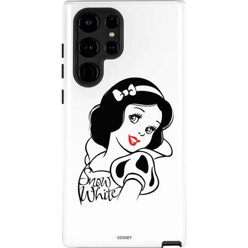 Disney Snow White Black and White Art Galaxy S22 Ultra Pro Case