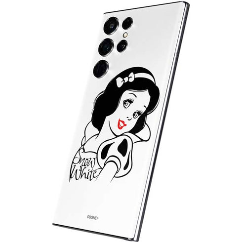 Disney Snow White Black and White Art Galaxy S22 Ultra Skin