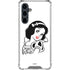 Disney Snow White Black and White Art Galaxy S23 FE Clear Case