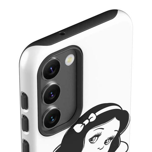 Disney Snow White Black and White Art Galaxy S23 Plus Pro Case