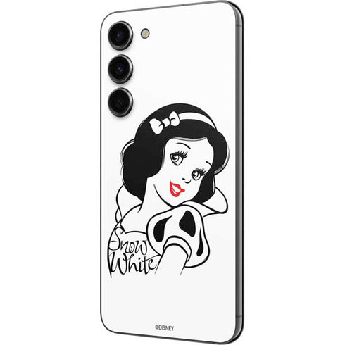 Disney Snow White Black and White Art Galaxy S23 Plus Skin