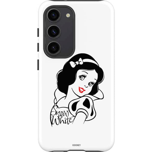 Disney Snow White Black and White Art Galaxy S23 Pro Case