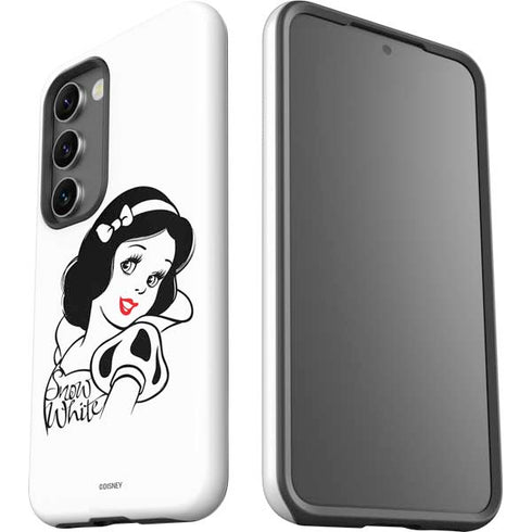 Disney Snow White Black and White Art Galaxy S23 Pro Case