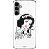 Disney Snow White Black and White Art Galaxy S24 Plus Clear Case