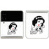 Disney Snow White Black and White Art Galaxy Z Flip3 5G Skin