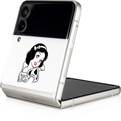 Disney Snow White Black and White Art Galaxy Z Flip3 5G Skin