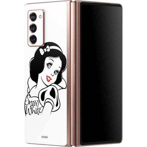 Disney Snow White Black and White Art Galaxy Z Fold2 5G Skin