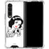 Disney Snow White Black and White Art Galaxy Z Fold4 5G Clear Case