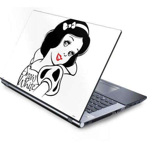 Disney Snow White Black and White Art Generic Laptop Skin
