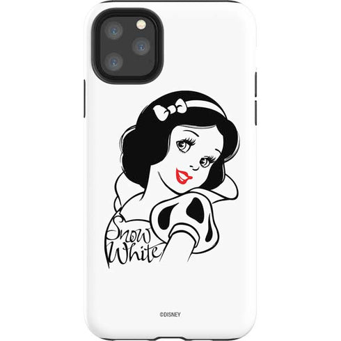 Disney Snow White Black and White Art iPhone 11 Pro Max Impact Case