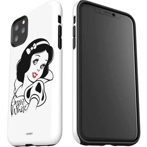 Disney Snow White Black and White Art iPhone 11 Pro Max Impact Case