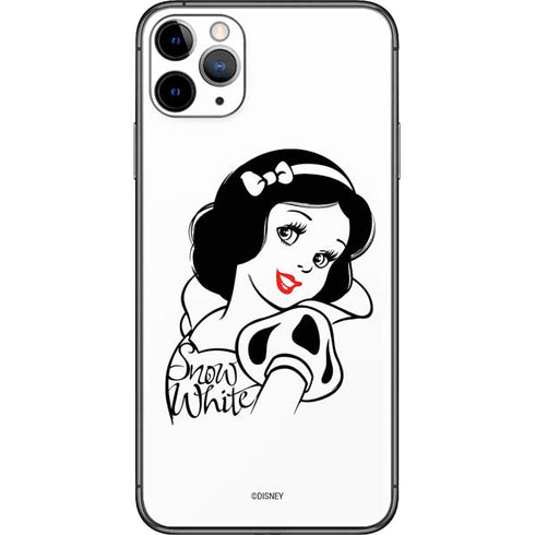 Disney Snow White Black and White Art iPhone 11 Pro Max Skin