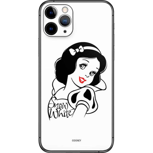 Disney Snow White Black and White Art iPhone 11 Pro Skin