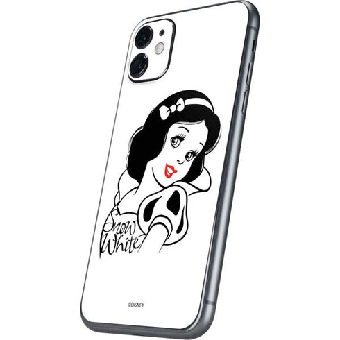 Disney Snow White Black and White Art iPhone 11 Skin