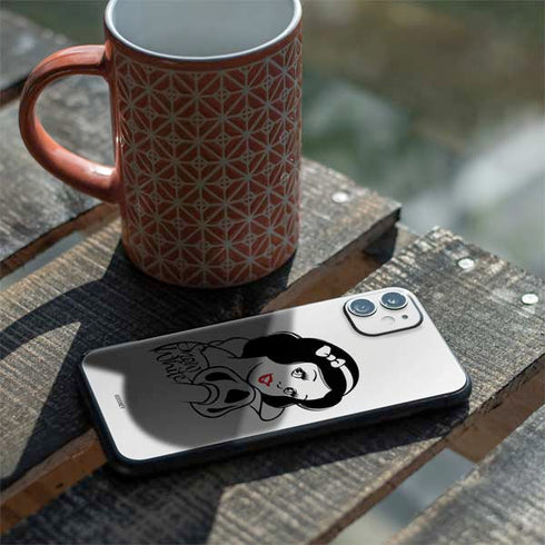 Disney Snow White Black and White Art iPhone 11 Skin