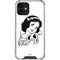 Disney Snow White Black and White Art iPhone 12 Clear Case