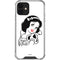 Disney Snow White Black and White Art iPhone 12 Mini Clear Case