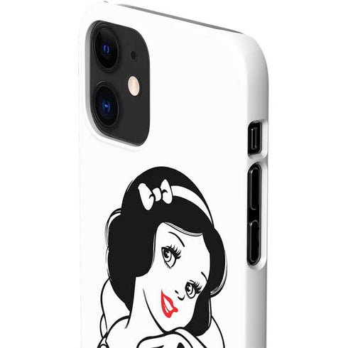 Disney Snow White Black and White Art iPhone 12 Mini Lite Case