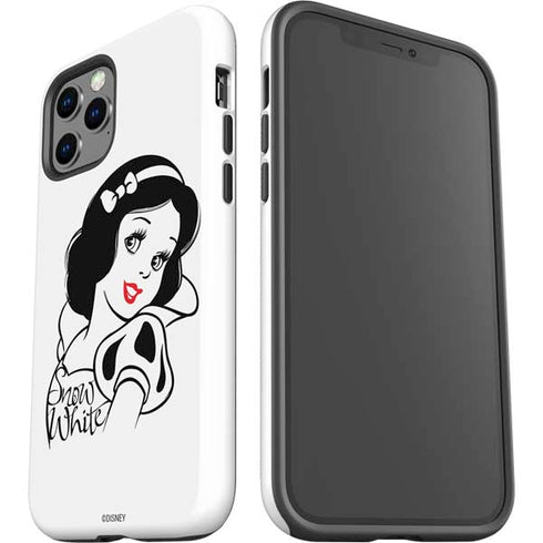 Disney Snow White Black and White Art iPhone 12 Pro Impact Case