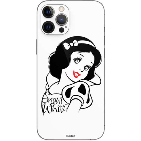 Disney Snow White Black and White Art iPhone 12 Pro Max Skin