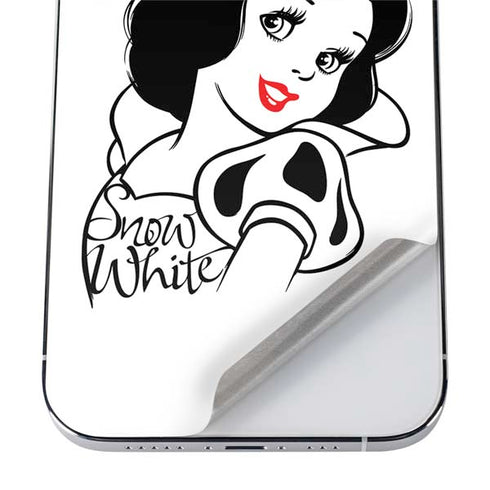 Disney Snow White Black and White Art iPhone 12 Pro Skin