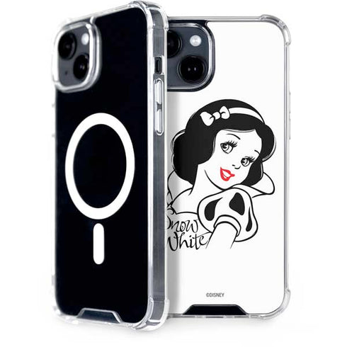 Disney Snow White Black and White Art iPhone 13 MagSafe Case