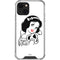 Disney Snow White Black and White Art iPhone 13 Mini Clear Case