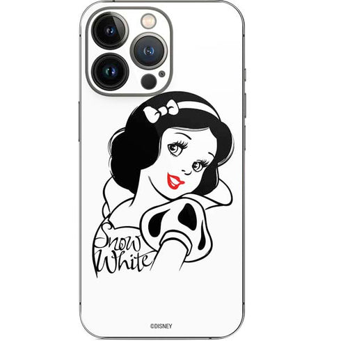 Disney Snow White Black and White Art iPhone 13 Pro Skin