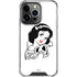 Disney Snow White Black and White Art iPhone 15 Pro Clear Case