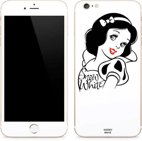 Disney Snow White Black and White Art iPhone 6/6s Plus Skin