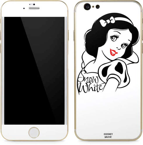 Disney Snow White Black and White Art iPhone 6/6s Skin