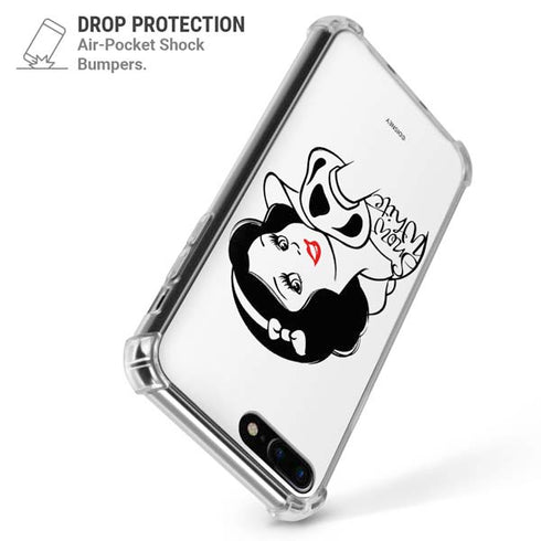 Disney Snow White Black and White Art iPhone 7/8 Plus Clear Case