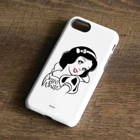 Disney Snow White Black and White Art iPhone 8 Pro Case