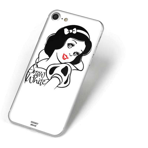 Disney Snow White Black and White Art iPhone 8 Skin