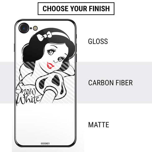 Disney Snow White Black and White Art iPhone SE (2nd & 3rd Gen) Skin