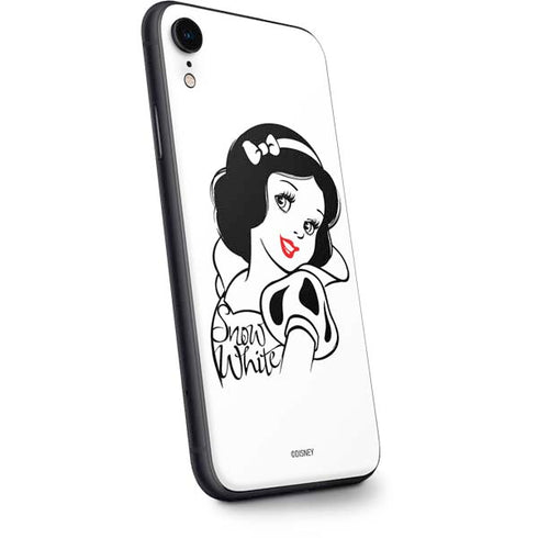 Disney Snow White Black and White Art iPhone XR Skin